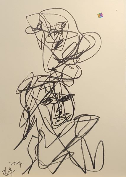 [2024] Untitled, Graphite on paper, Size Unknown